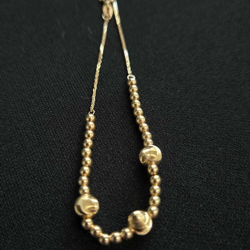 Ball bracelet 18k real gold - ADDITIONAL PICTURES Only